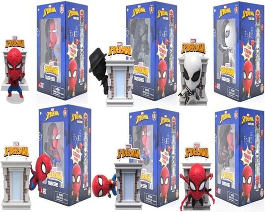 Maxx - Spiderman Tower Series W/Window Box 6Ass - Marah Kids