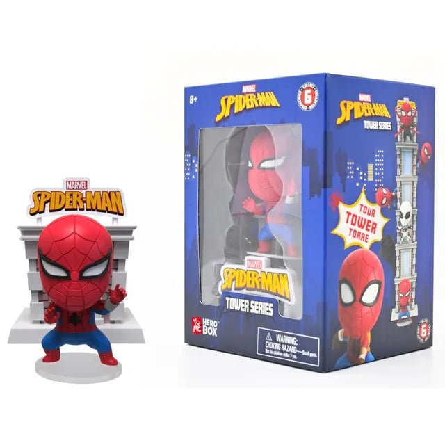 Maxx - Spiderman Tower Series W/Window Box 6Ass - Marah Kids