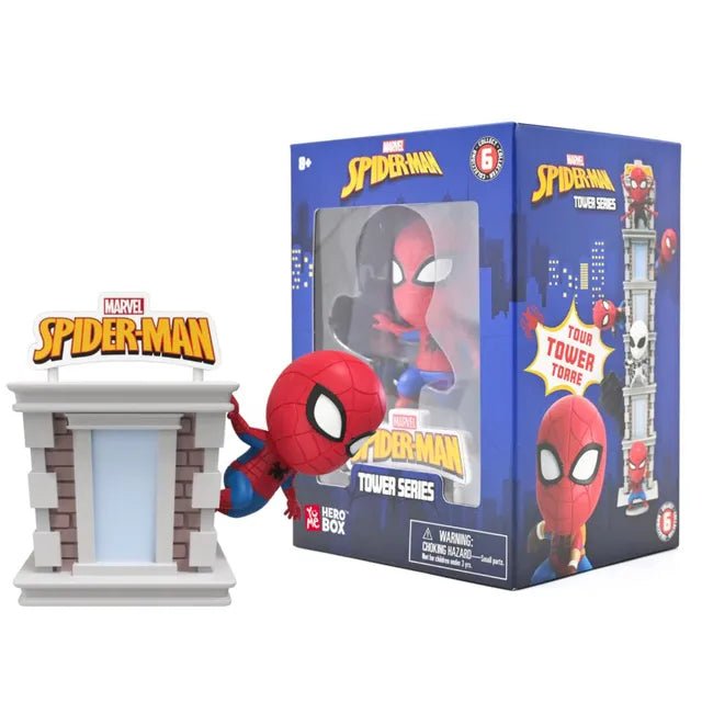 Maxx - Spiderman Tower Series W/Window Box 6Ass - Marah Kids