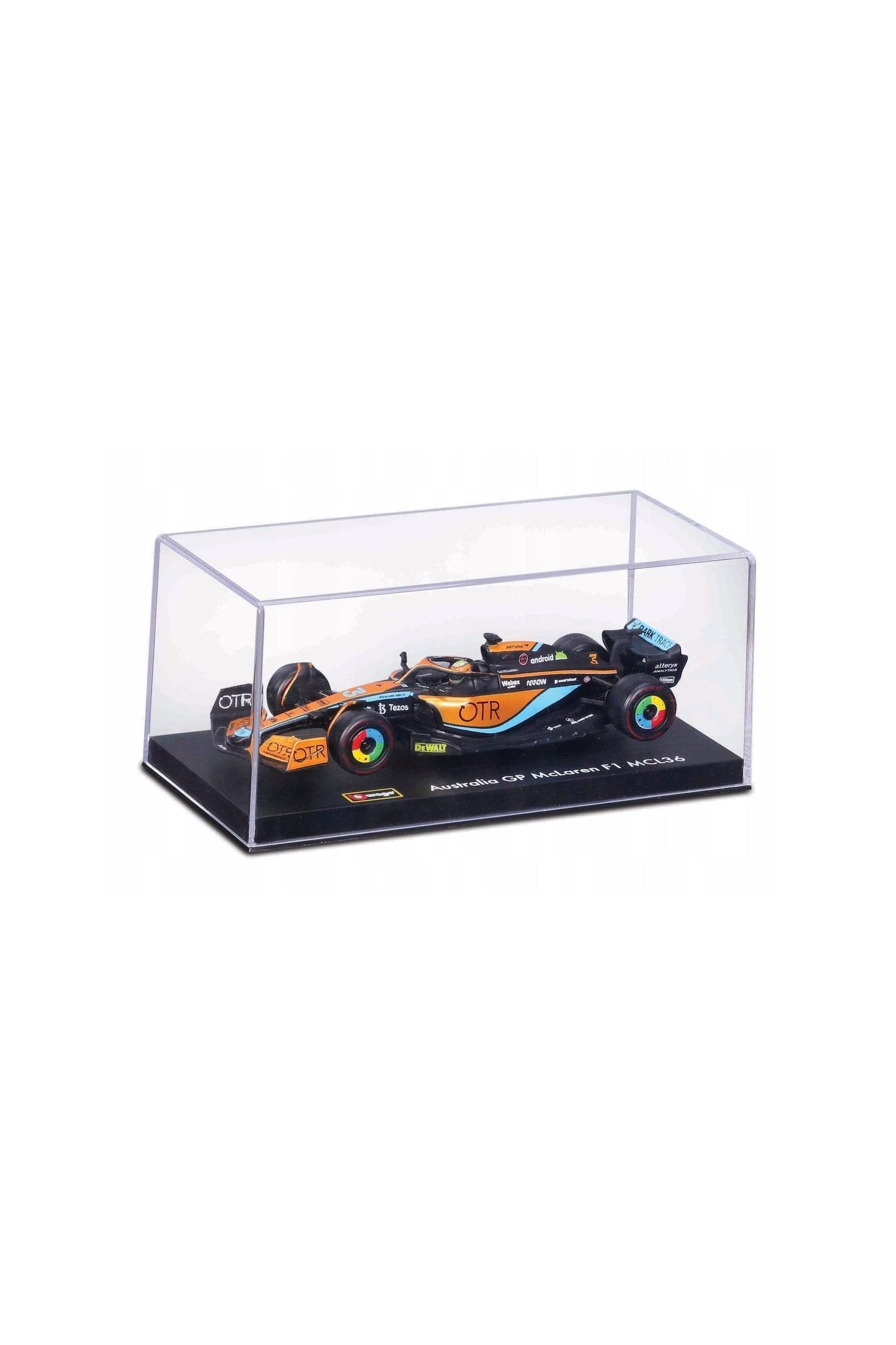 Bburago McLaren MCL36 F1 Car #3 Daniel Ricciardo 1:43 Diecast Model