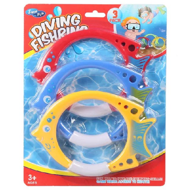 Mondo Diving Fish Ring Toys 3Pcs - Marah Kids
