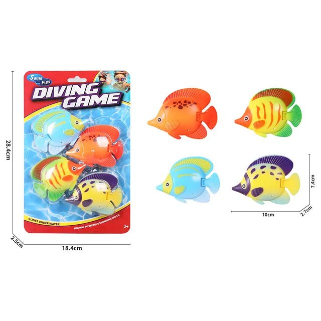 Mondo Diving Regalfish Toys 4Pcs - Marah Kids
