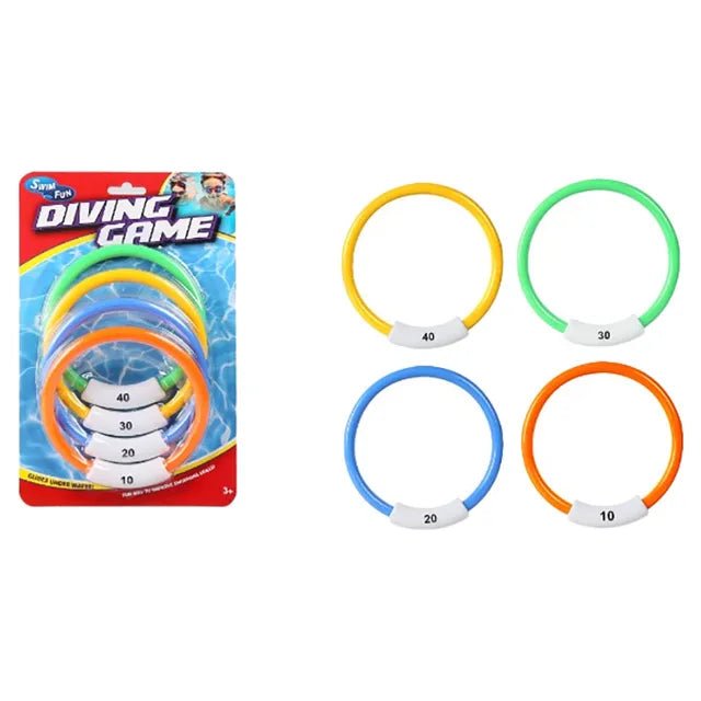Mondo Diving Ring Toys 4Pcs - Marah Kids