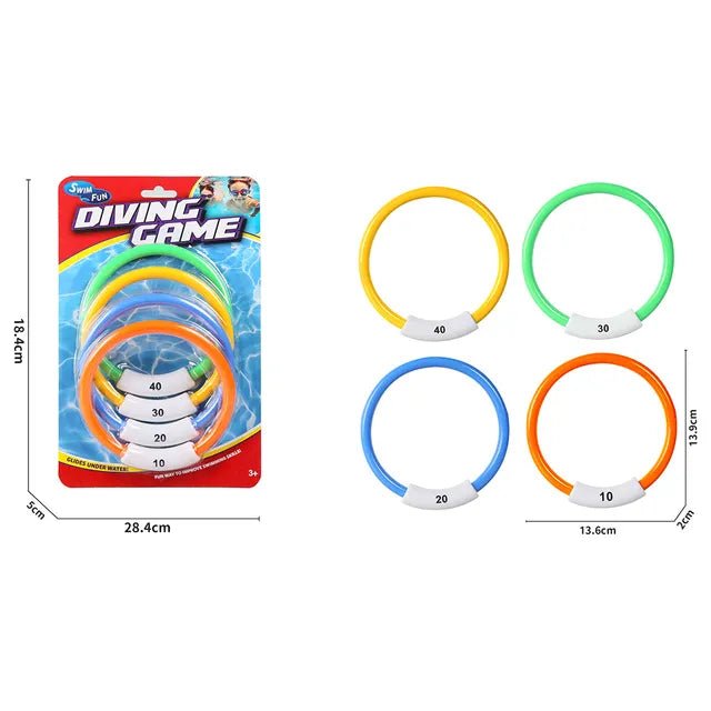 Mondo Diving Ring Toys 4Pcs - Marah Kids