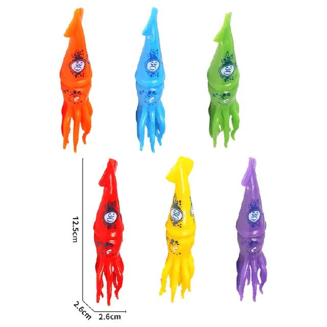 Mondo Diving Squid Toys 6Pcs - Marah Kids