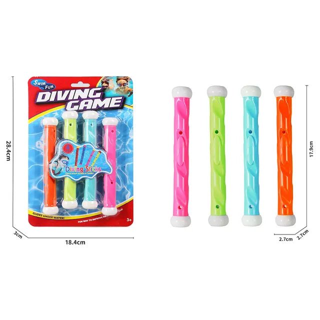 Mondo Diving Sea Animal Sticks 4Pcs - Marah Kids