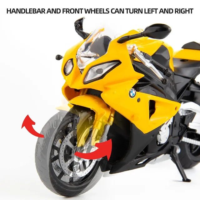 D - power MSZ - BMW S1000RR – Yellow | Die - Cast Replica, Ultimate Collector's Item, Limited Edition | Size - 1:12, For Kids 3+ - Marah Kids
