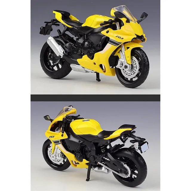 D - power MSZ - YAMAHA YZF - R1 - Yellow | Die - Cast Replica, Ultimate Collector's Item, Limited Edition | Size - 1:12, For Kids 3+ - Marah Kids