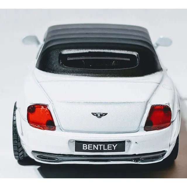 D - power MSZ – Bentley Continental Super Sports ISR - White | Die - Cast Replica, Ultimate Collector's Item, Luxury Cars | Interact with Doors & Hoods - Pull Back Collection with Lights & Sounds | Size - 1:32, For Kids 3+ - Marah Kids