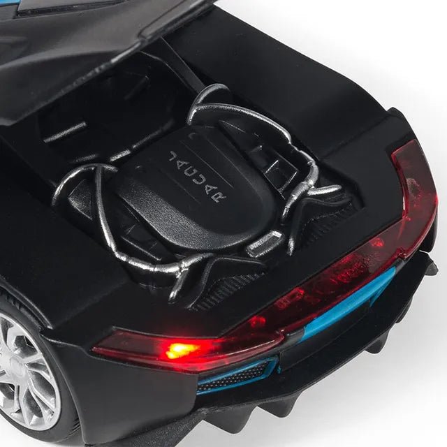 D - power MSZ – Jaguar C - X75 - Black | Die - Cast Replica, Ultimate Collector's Item, Super Cars | Toy Vehicles, Metal Toy Car Model - Pull Back Collection | Size - 1:32, For Kids 3+ - Marah Kids