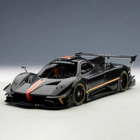 D - power MSZ – Pagani ZONDA Revolucion – Black | Die - Cast Replica, Ultimate Collector's Item, Hyper Cars | Interact with Doors & Hoods - Pull Back Collection with Lights & Sounds | Size - 1:32, For Kids 3+ - Marah Kids