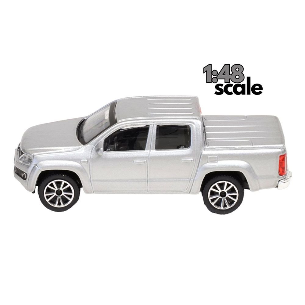 "D - power MSZ – Volkswagen Amarok - Silver | Die - Cast Replica, Ultimate Collector's Item, Pickup Trucks | Toy Vehicles, Metal Toy Car Model - Pull Back Collection | Size - 1:48, For Kids 3+ " - Marah Kids