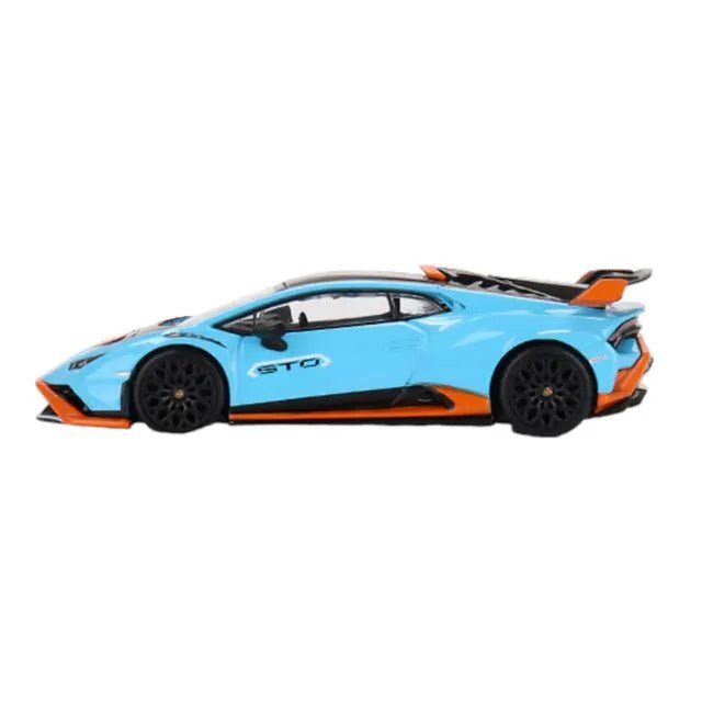 D - power MSZ – Lamborghini STO - Blue| Die - Cast Replica, Ultimate Collector's Item, Super Cars | Toy Vehicles, Metal Toy Car Model - Pull Back Collection | Size - 1:64, For Kids 3+ - Marah Kids