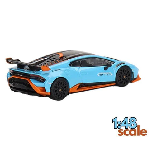 D - power MSZ – Lamborghini STO - Blue| Die - Cast Replica, Ultimate Collector's Item, Super Cars | Toy Vehicles, Metal Toy Car Model - Pull Back Collection | Size - 1:64, For Kids 3+ - Marah Kids