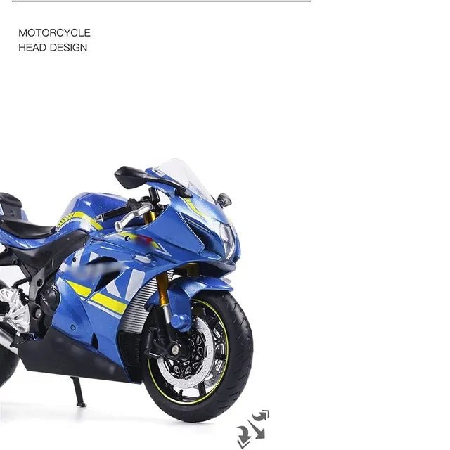 D - power MSZ - SUZUKI GSX - R1000 - Blue | Die - Cast Replica, Ultimate Collector's Item, Limited Edition | Size - 1:12, For Kids 3+ - Marah Kids
