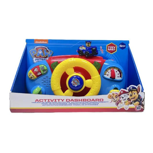 Nickelodeon - Paw Patrol Activity Driver Dashboard steering wheel | Lights and Sound Effects, interactive | Gift Ideal for ages 6 months - Marah Kids
