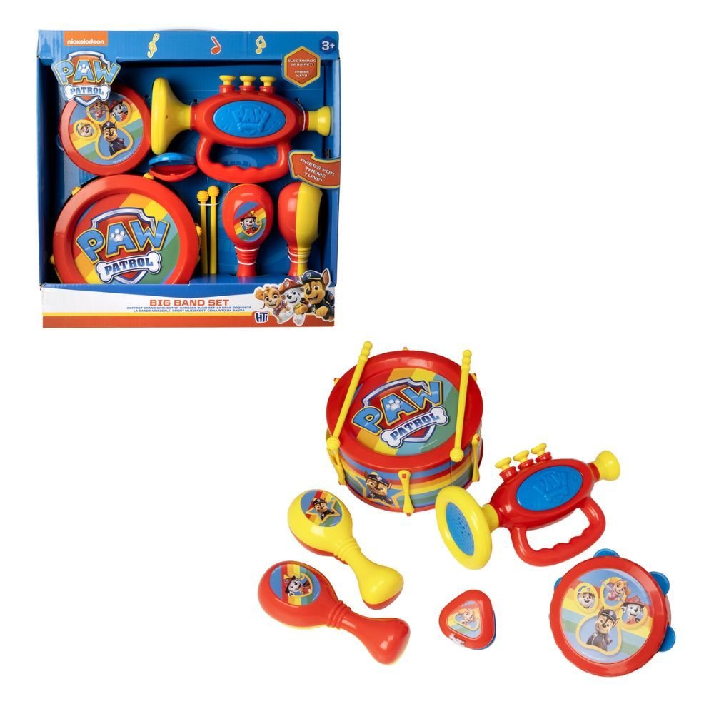 Nickelodeon - Paw Patrol Big Band Set 5 pieces | musical instruments for endless fun and learning | Suitable for 3 years & above - Marah Kids