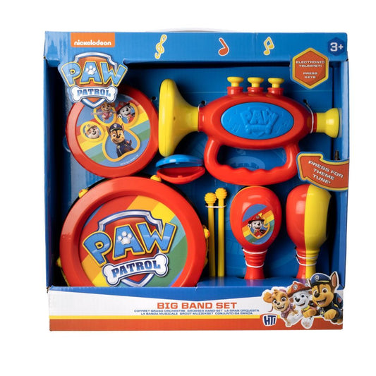 Nickelodeon - Paw Patrol Big Band Set 5 pieces | musical instruments for endless fun and learning | Suitable for 3 years & above - Marah Kids