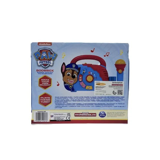 "Nickelodeon - Paw Patrol Boombox With Light & Working Microphone To Sing Along | Portable and Lightweight design for portability | Age Recommendation: Generally suitable for children aged 18 m+ " - Marah Kids