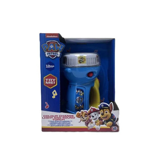 Nickelodeon - PAW Patrol Colour Change Light and Sound Torch | fun and interactive toy designed for young PAW Patrol | light to change colors | suitable ages 12 months + - Marah Kids