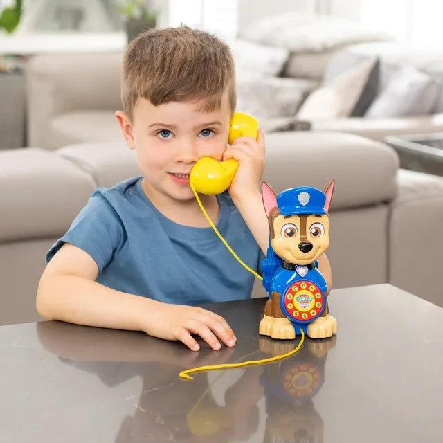 Nickelodeon - Paw Patrol Chase Toy Telephone | Perfect for imaginative play | Gift Ideal for ages 18 months - Marah Kids