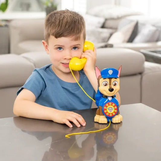 Nickelodeon - Paw Patrol Chase Toy Telephone | Perfect for imaginative play | Gift Ideal for ages 18 months - Marah Kids