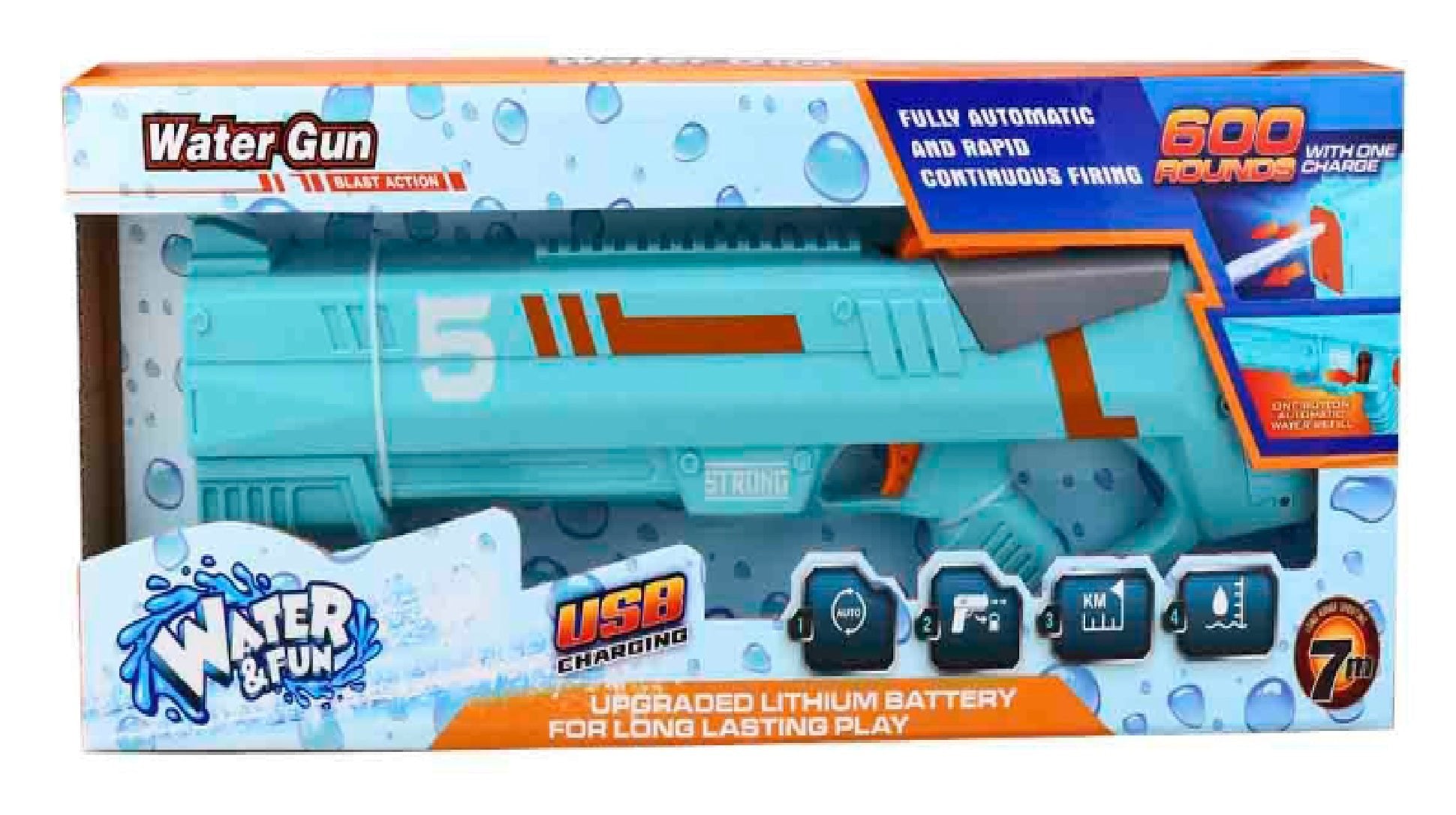 Mondo Water Gun B/O 58Cm - Marah Kids