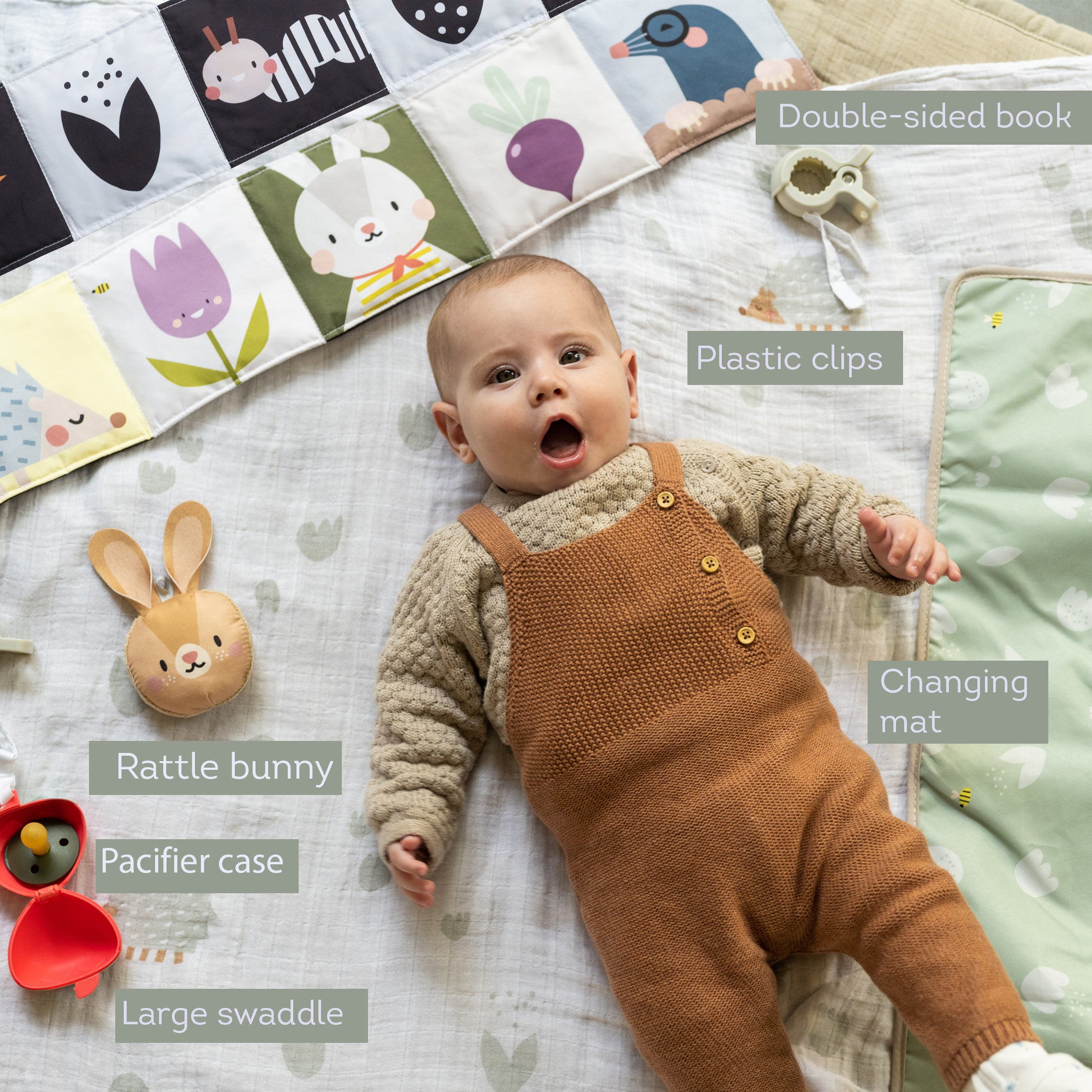 Taf Toys - Hello Baby Newborn Outdoors Kit - 7pcs - Marah Kids