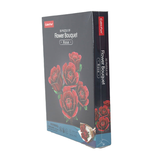 CUBIC FUNun 3D Puzzle Rose Flower Bouquet 312pieces - Marah Kids