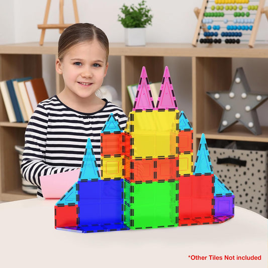 Picasso Magnetic Tiles Large Square Expansion Pack 4 - pieces - Marah Kids