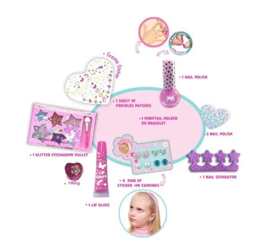 Pecoware - Bling Me Sparkling Makeup & Accessory Kit - Multicolor - Marah Kids