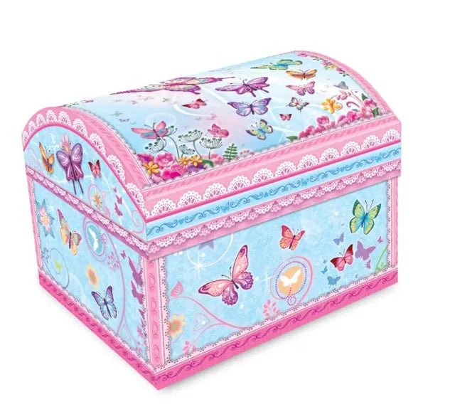 Pecoware - Dome Shape Musical Jewelry Box / Butterfly - Marah Kids