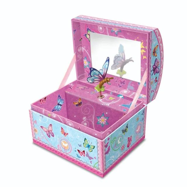 Pecoware - Dome Shape Musical Jewelry Box / Butterfly - Marah Kids