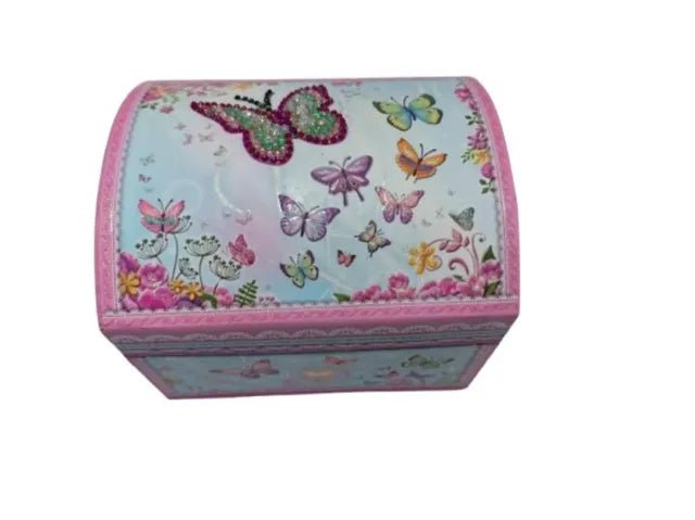 Pecoware - Dome Shape Musical Jewelry Box / Butterfly - Marah Kids