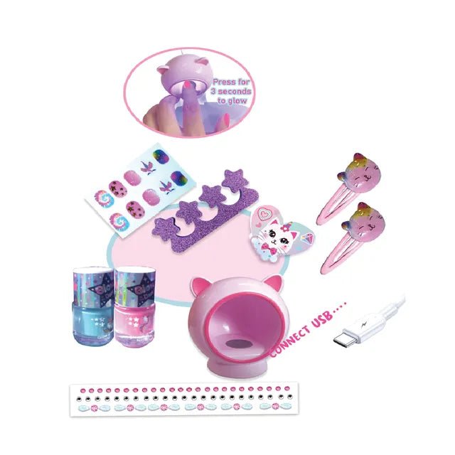 Pecoware - Glow In The Dark Creative Nail Set - Marah Kids