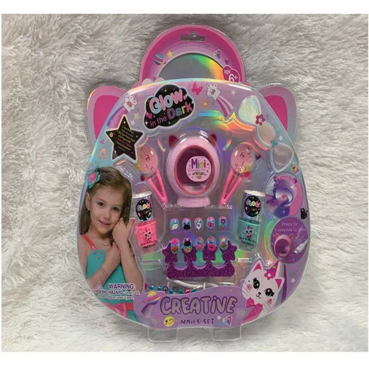 Pecoware - Glow In The Dark Creative Nail Set - Marah Kids