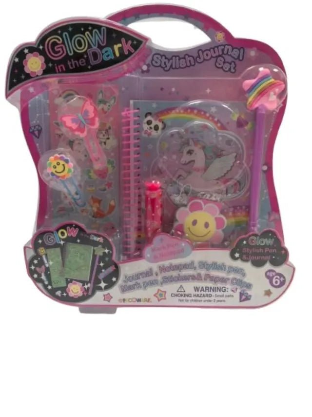 Pecaware - Glow In The Dark Stylish Journal Set - Marah Kids
