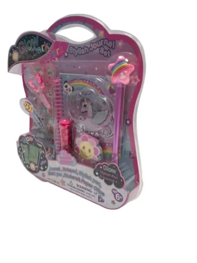 Pecaware - Glow In The Dark Stylish Journal Set - Marah Kids