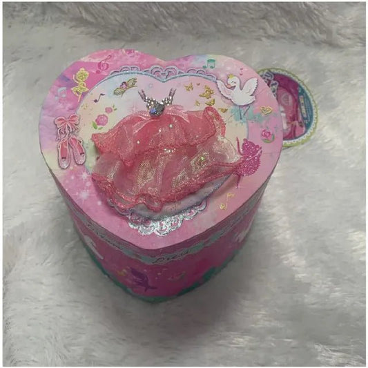 Pecoware - Heart Shape Musical Jewelry Box /Butterfly - Marah Kids