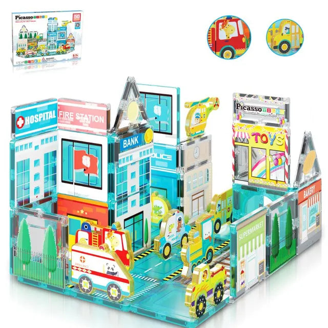 Picasso Magnetic 3D Metro City 50Pcs