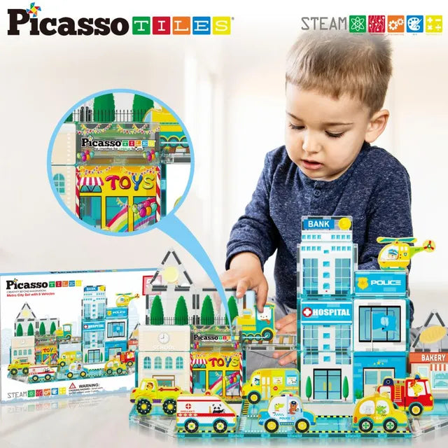 Picasso Magnetic 3D Metro City 50Pcs