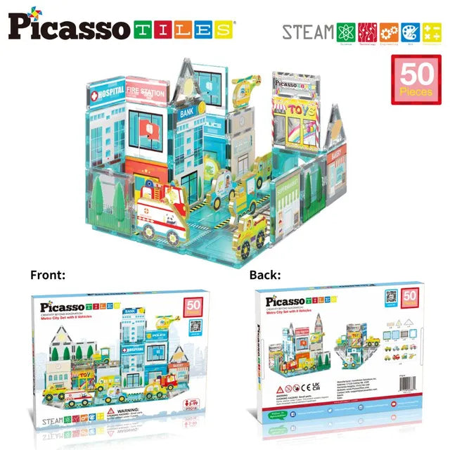 Picasso Magnetic 3D Metro City 50Pcs