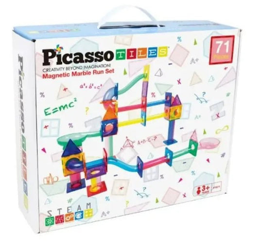 Picasso Magnetic Marble Run 71Pcs - Marah Kids