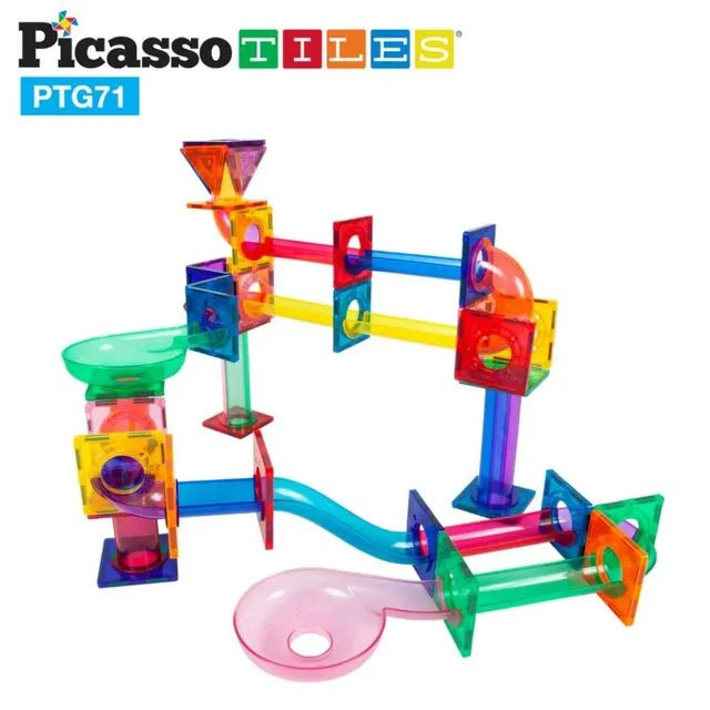 Picasso Magnetic Marble Run 71Pcs - Marah Kids