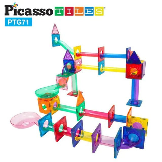 Picasso Magnetic Marble Run 71Pcs - Marah Kids