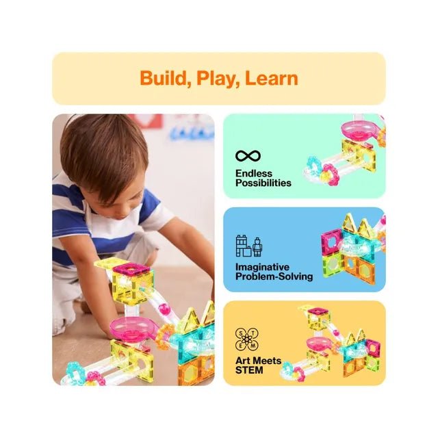 Picasso Mag. Mini Diamnd Run Track 45Pcs - Marah Kids