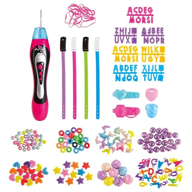 Power Joy GlamGlam 2 - in - 1 DIY Letter & Beads Pack - Marah Kids