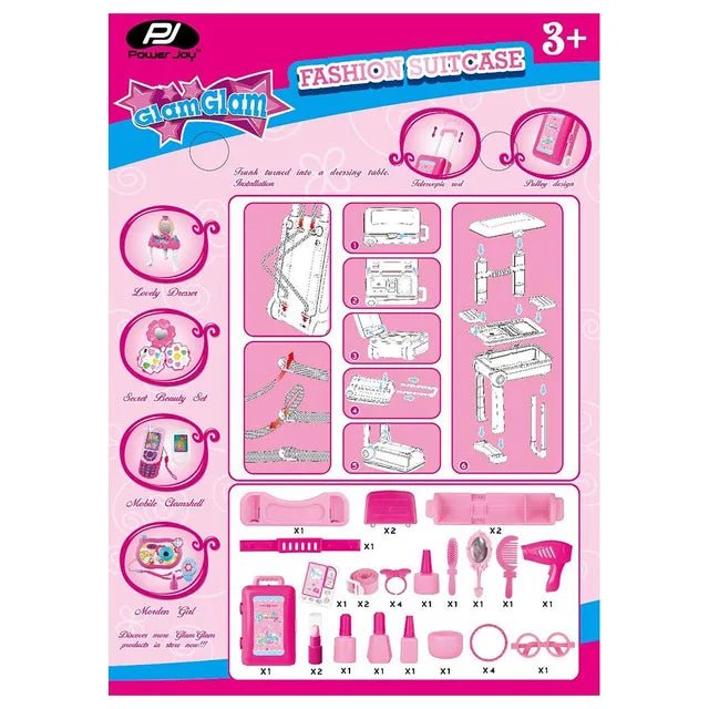 Power Joy Glamglam Fashion Suitcase - Marah Kids