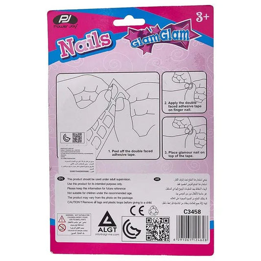 Power Joy Glam Glam Nails, C3458 - Marah Kids