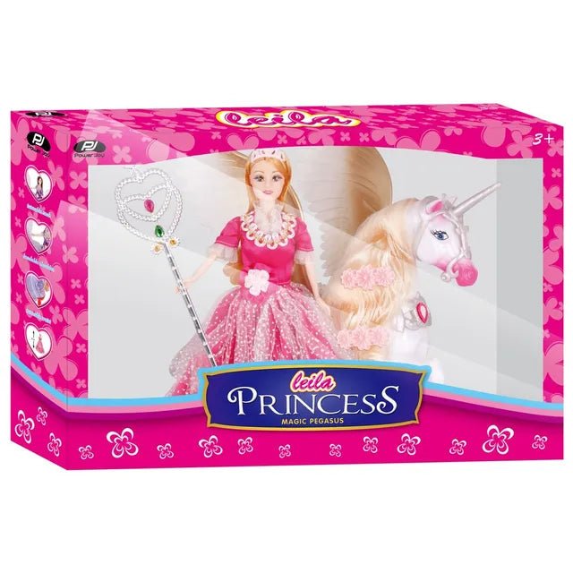 Power Joy Leila Princess And Magic Pegasus - Marah Kids